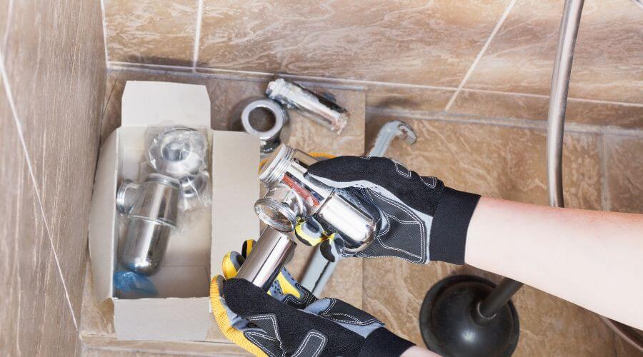Professional gutter cleaning in Temple, ME